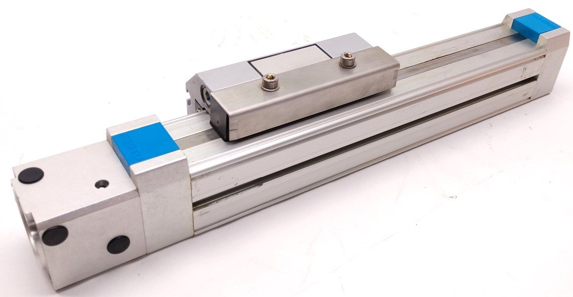 Used Festo DE 25-100-SP-KF-GK Ballscrew Positioner, 100mm Stroke, Shaft: 6mm