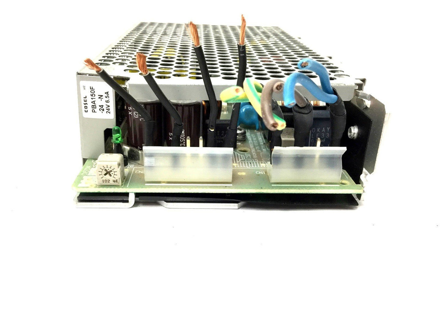 Used Cosel PBA150F-24 Power Supply, Input: 100-240VAC 2A, Output: 24V 6.5A 156W