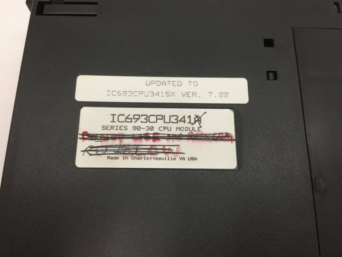 Used GE Fanuc IC693CPU341SX CPU Module, 80k Bytes User Memory, 16-Bit System