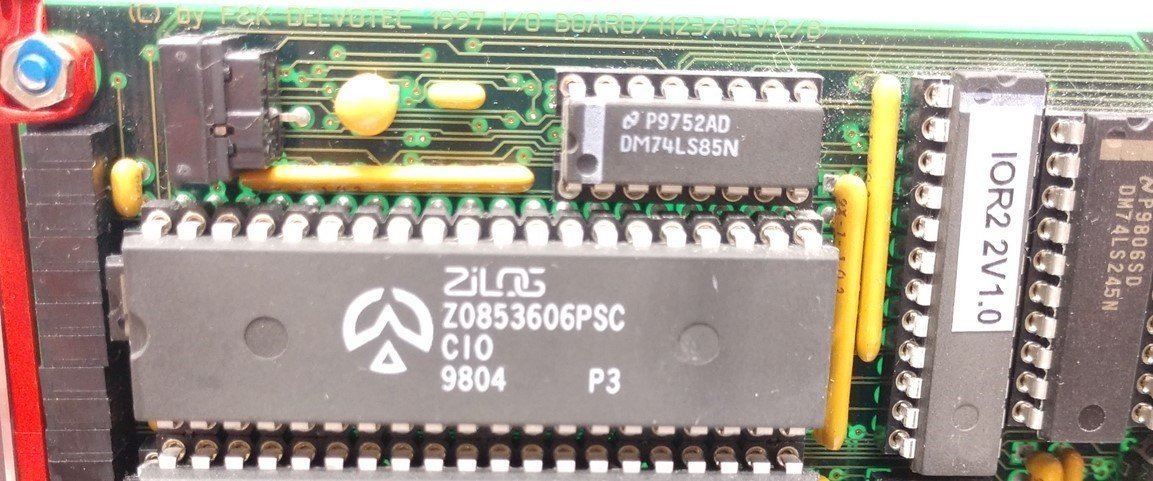 Used F&K Delvotec 1123 Rev.2 B I/O Board, 1x 96-Pin Header