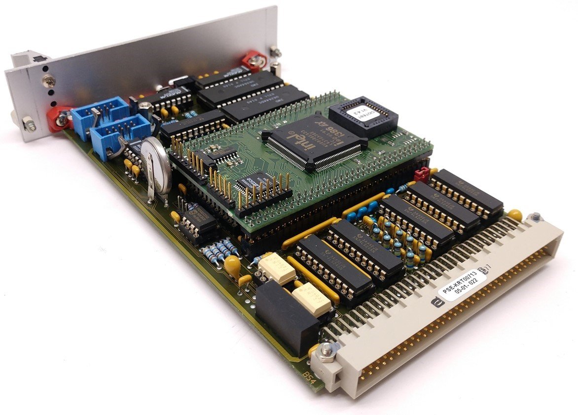 Used F&K Delvotec 1122 Rev.2 B CPU-Interface Board, 1x 96-Pin, 2x 10-Pin Headers