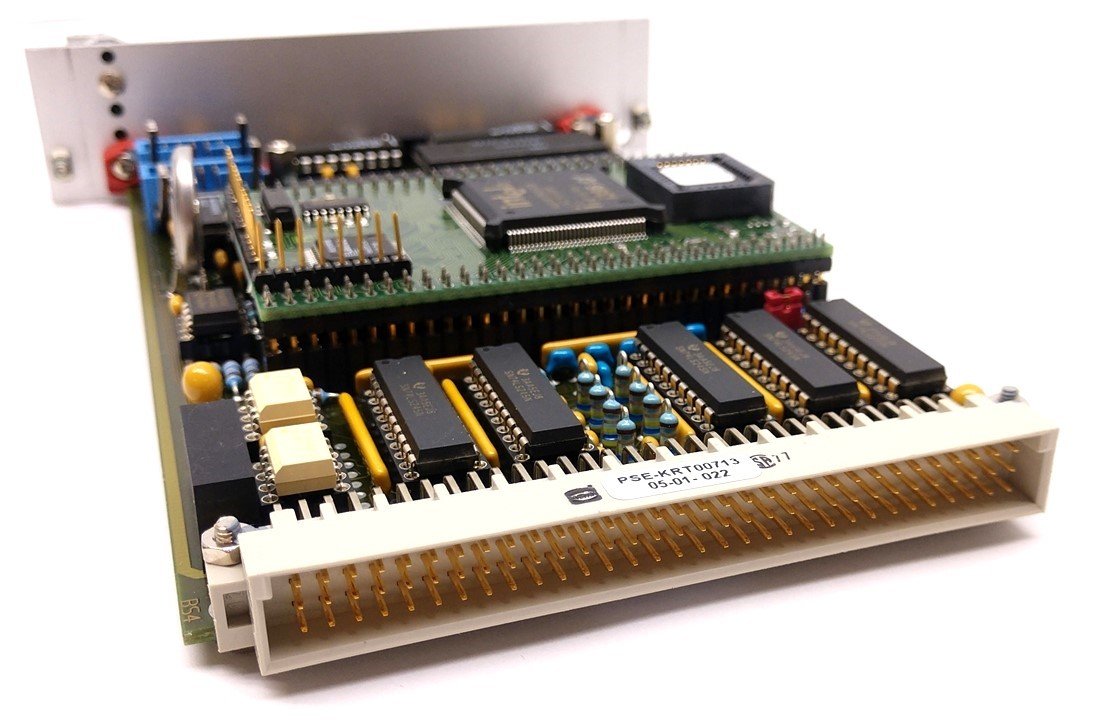 Used F&K Delvotec 1122 Rev.2 B CPU-Interface Board, 1x 96-Pin, 2x 10-Pin Headers