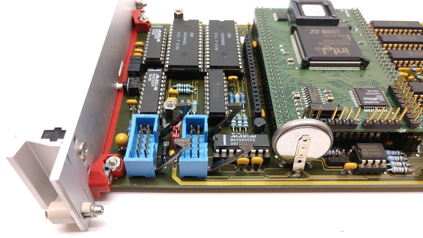 Used F&K Delvotec 1122 Rev.2 B CPU-Interface Board, 1x 96-Pin, 2x 10-Pin Headers