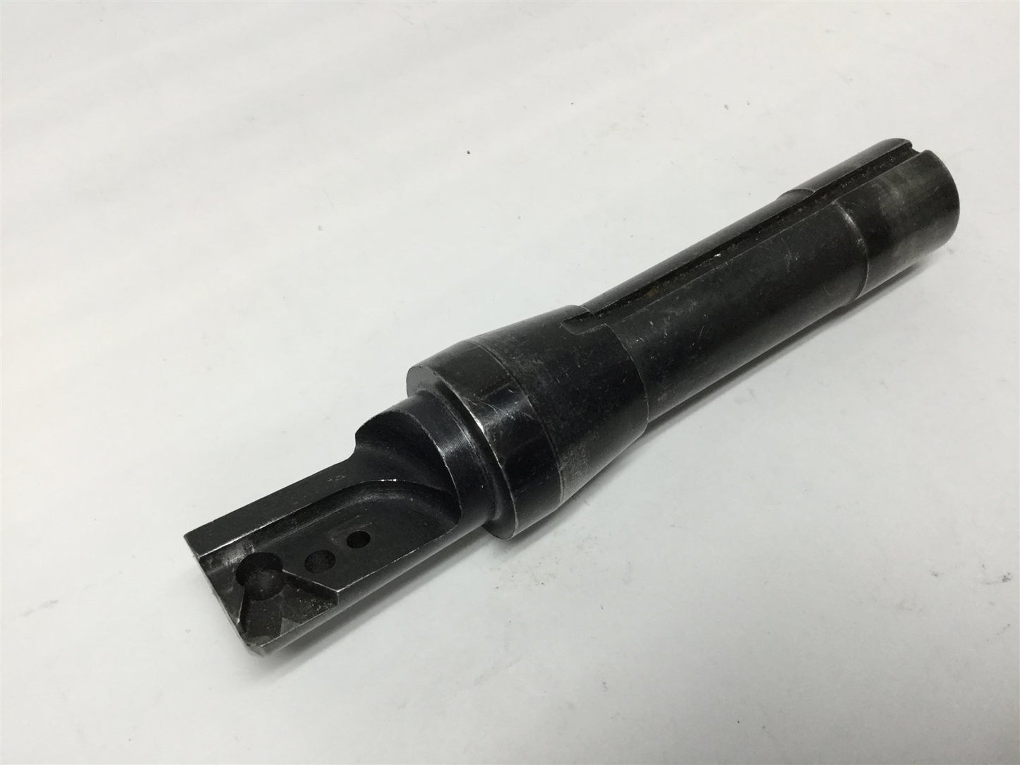 Used APT EM100-R8 Tri-Dex Indexable End Mill Triangle Insert Positive Rake 90 deg Cut