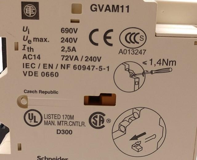 Used Telemecanique GV2-P08H7 Motor Starter Circuit Breaker Controller w/Contactor