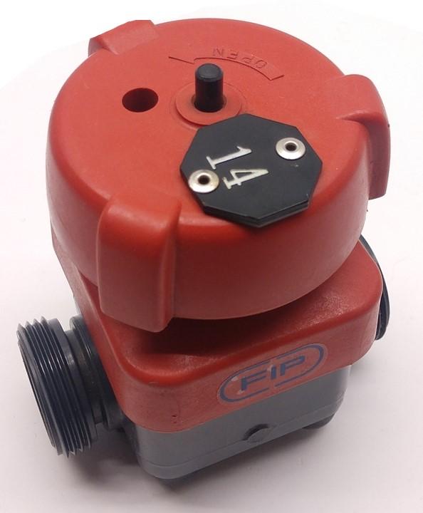 Used FIP DG 3417973 Diaphragm Valve, EPDM Batch, 20mm Ports, One Direction