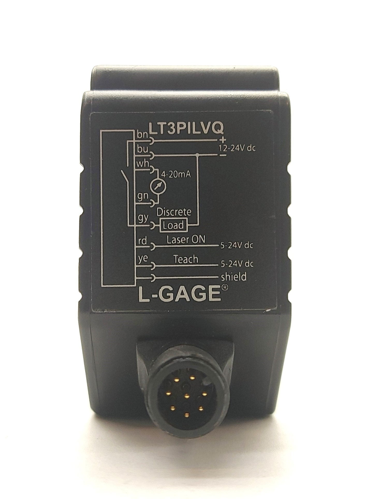 Used Banner LT3PILVQ L-GAGE Long Range Time of Flight Laser Sensor 0.5m to 50m 12-24V
