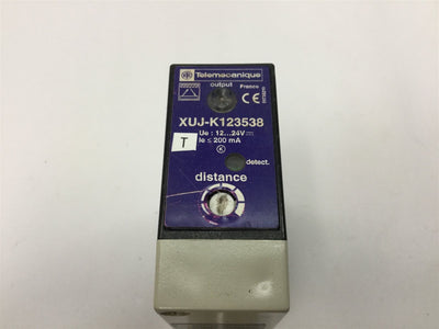 Used Telemecanique XUJ-K123538 Photoelectric Sensor, Sensing Range: 48", PNP/NPN