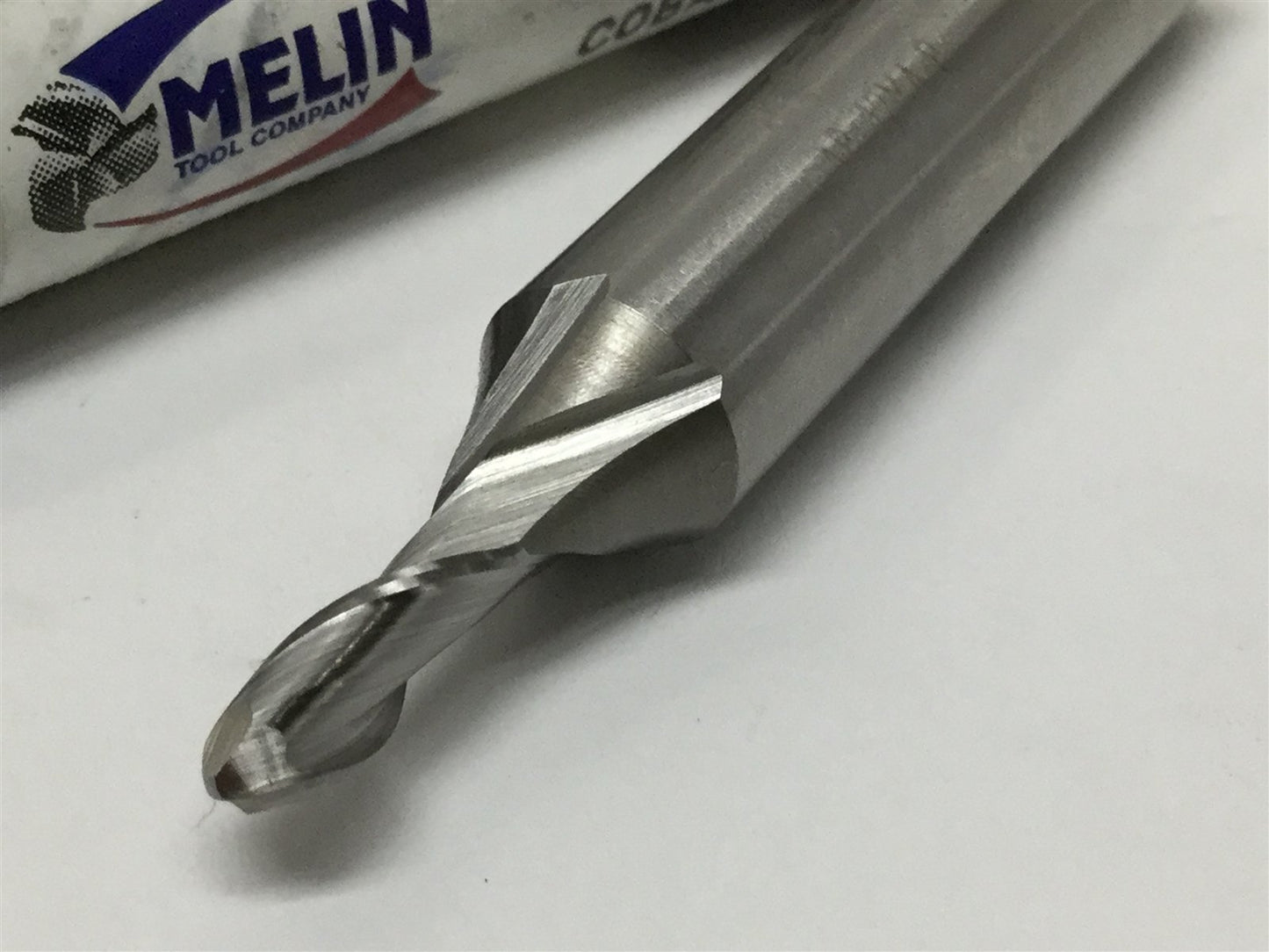 New – Open box Melin AP-12M4-B Ball Nose Radius 4mm End Mill, 30 Degree Helix Cobalt, 2-Flute