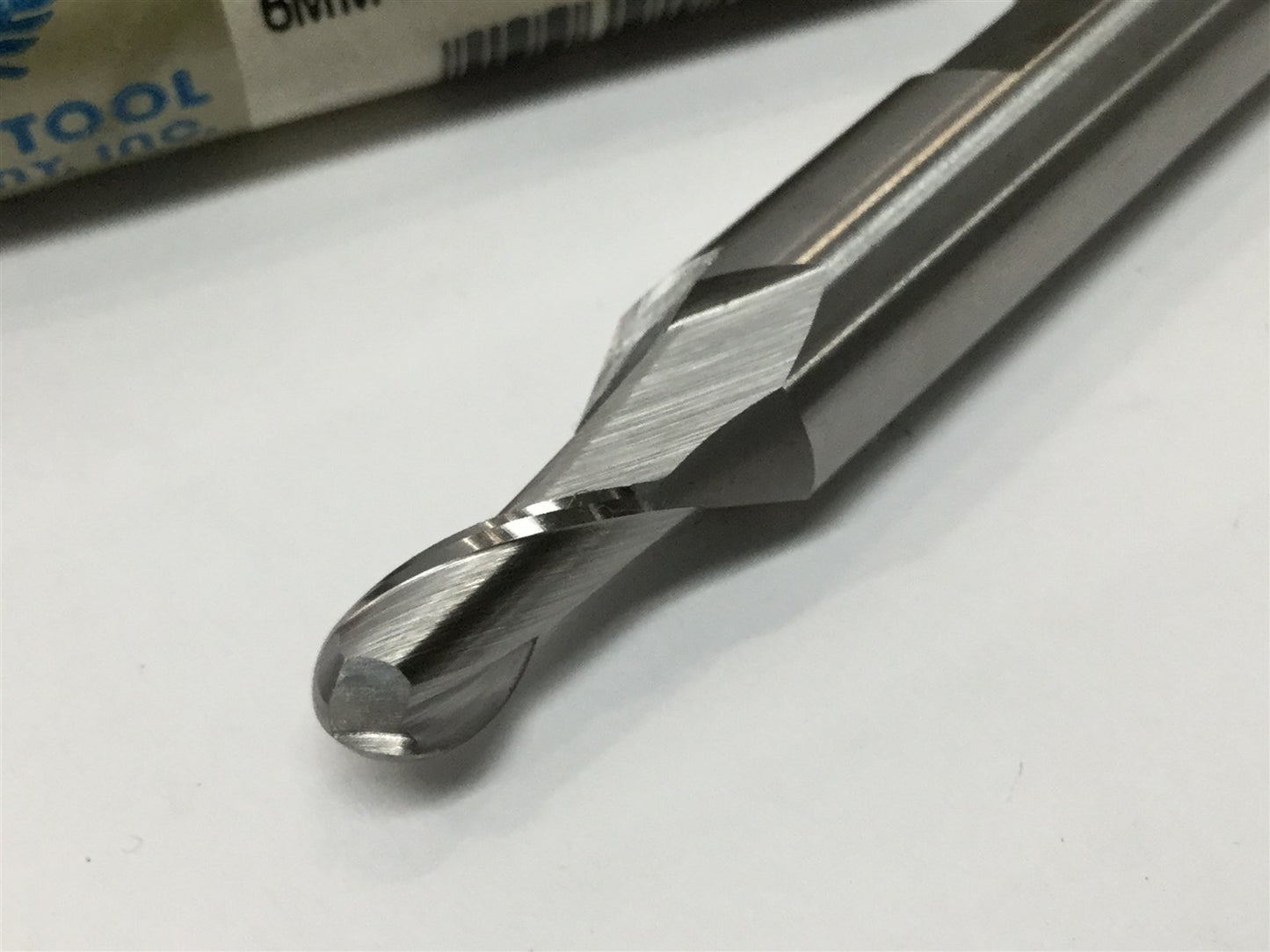 New – Open box Melin AP-12M6-B Ball Nose Radius 6mm End Mill, 30 Degree Helix Cobalt, 2-Flute
