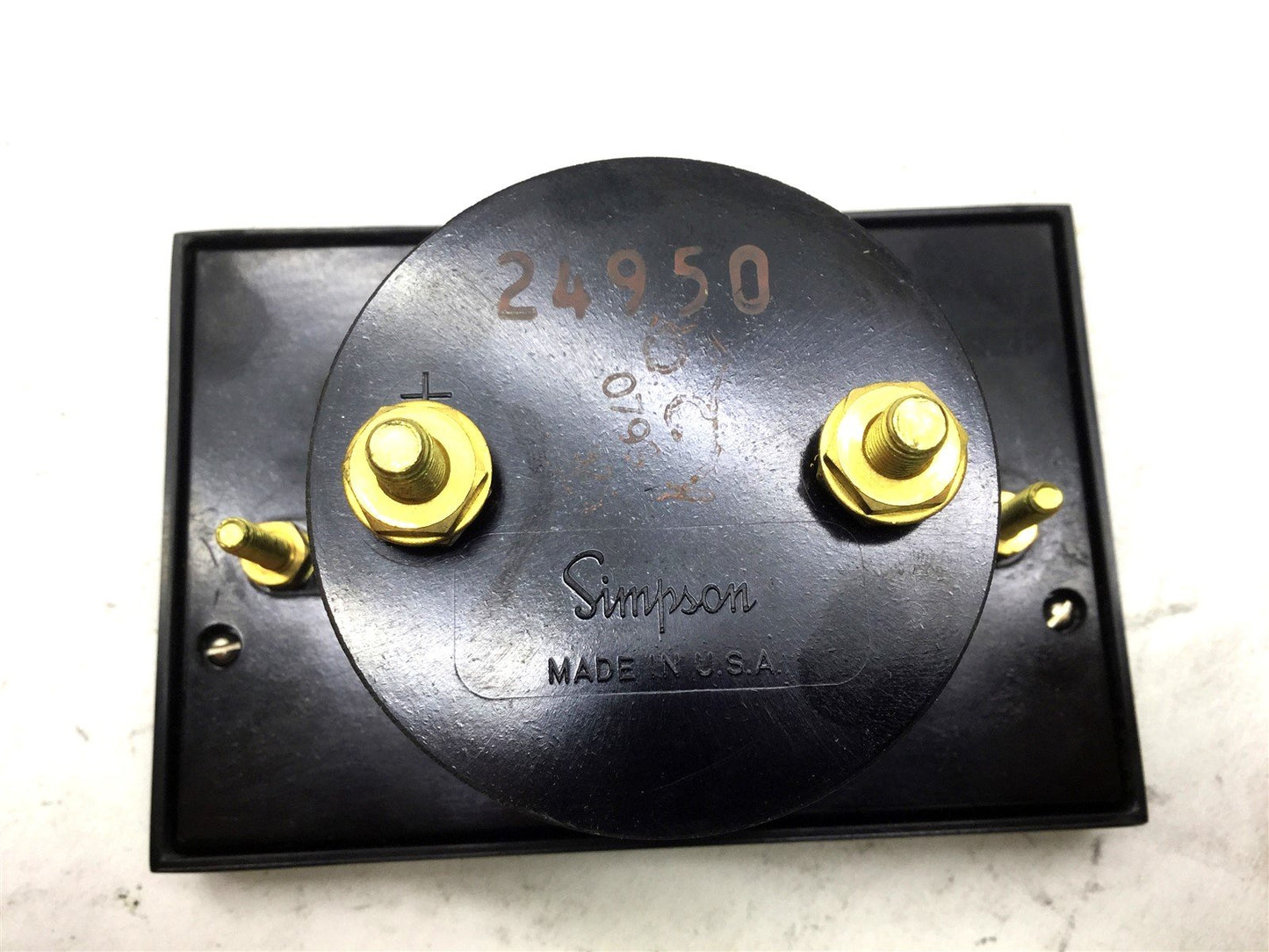 New Simpson 15015 Analog Panel Meter 0-50 DC Microamperes SK525-447-3