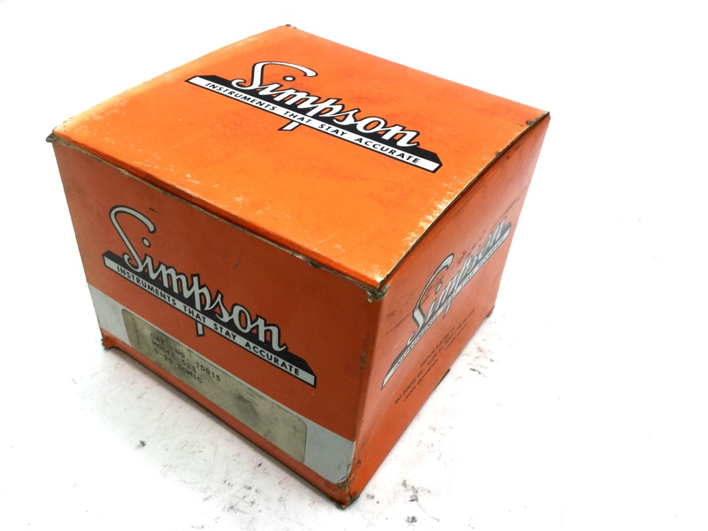 New Simpson 15015 Analog Panel Meter 0-50 DC Microamperes SK525-447-3