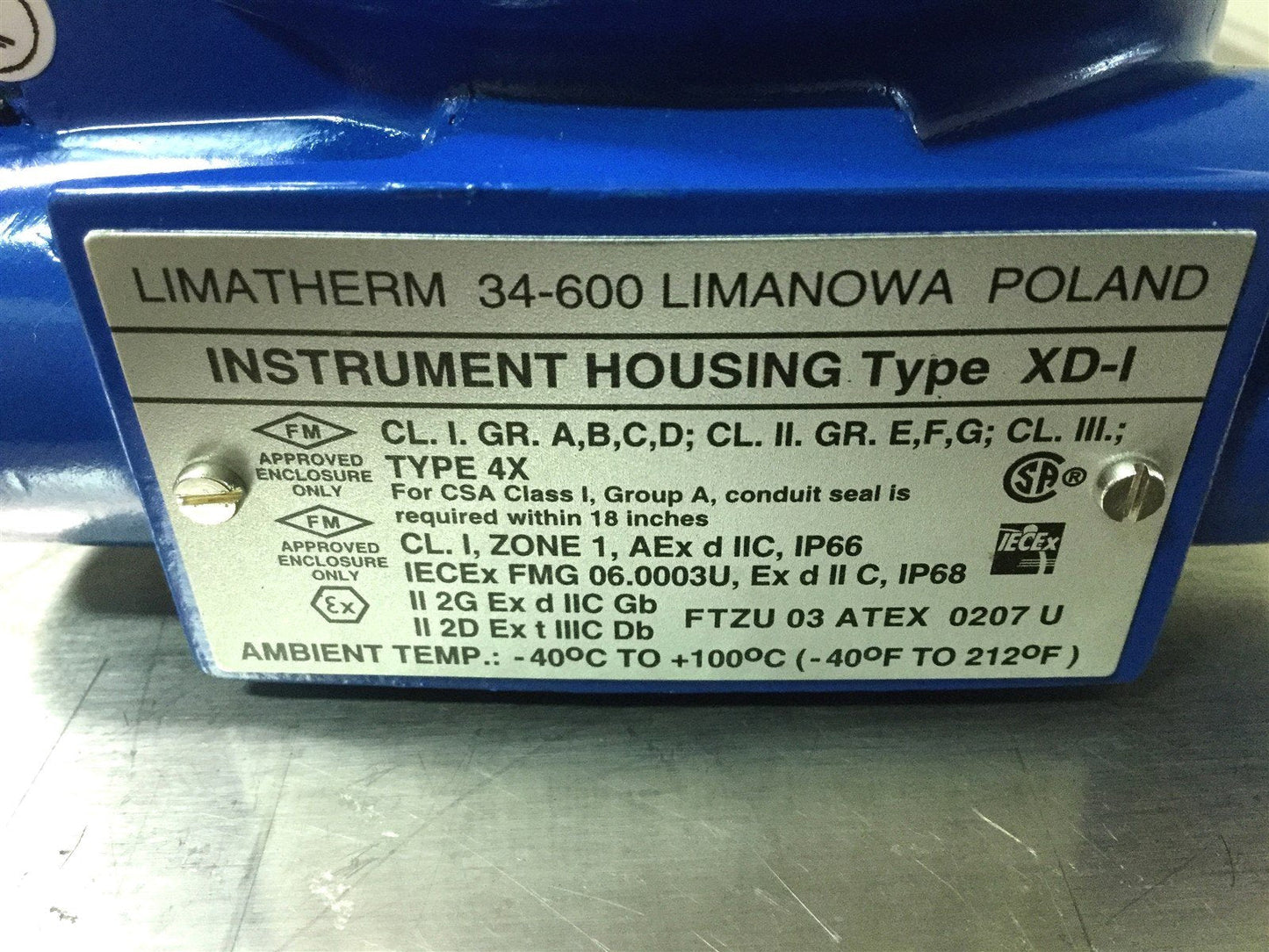 Used Rheotherm 100FS-X-BF/21-(1",RF.150#)-S1-120V-ISB Flow Switch, Remote Electronics