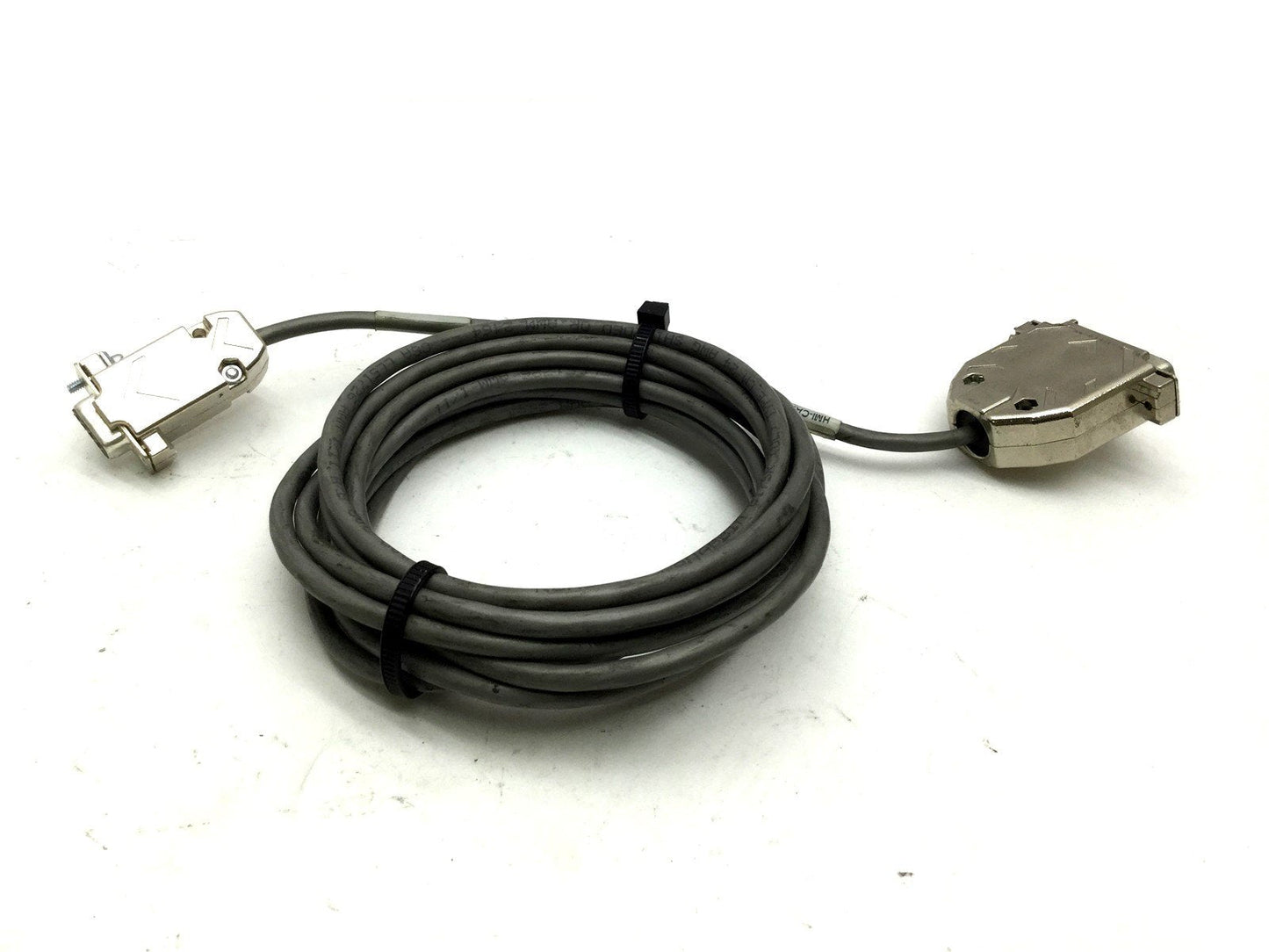 Used Fanuc HMI-CAB-C52/F HMI Display Cable, Length: 11', DB9 Female to DB25 Male