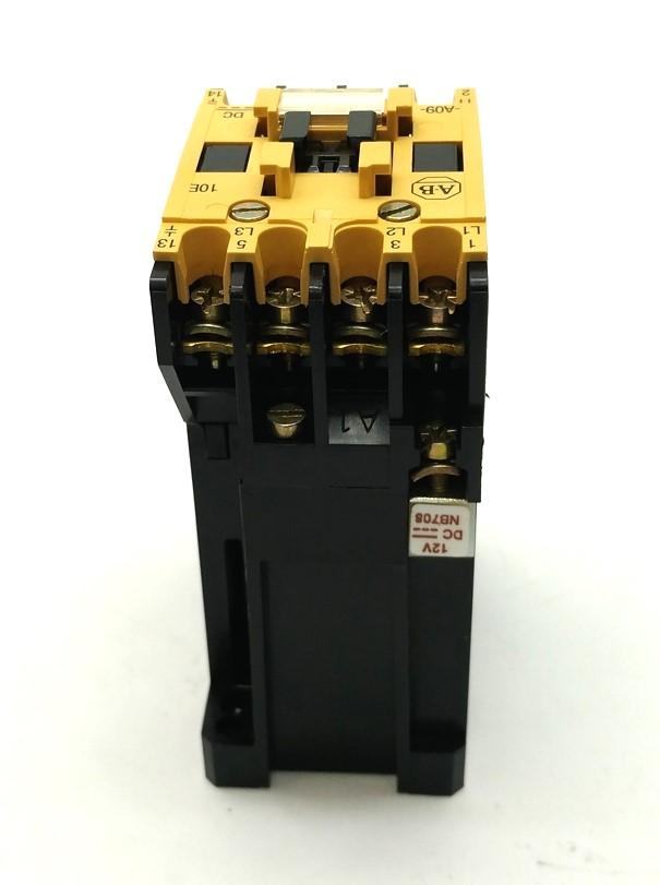 New Allen Bradley 100-A09NZ123 Magnetic Contactor, 3-Pole, 12VDC Coil, 600VAC 9A