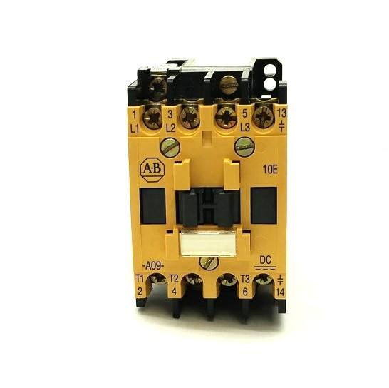 New Allen Bradley 100-A09NZ123 Magnetic Contactor, 3-Pole, 12VDC Coil, 600VAC 9A
