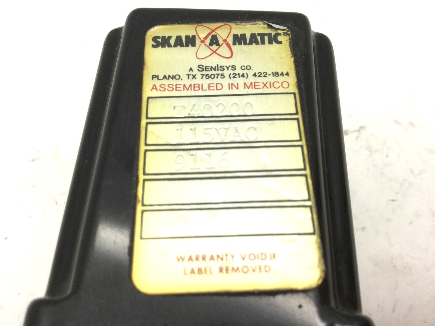 Used Skan-A-Matic T40200 Amplifier Power Supply Solid State Relay, Voltage: 115VAC
