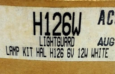 New EX-IDE LightGuard H126W Halogen Lamp Head Kit, Beige, 6VDC 12W