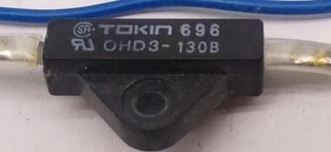 Used Tokin 696 OHD3-130B Thermal Sensor, Temperature Range 30-130øC, 120 AC, 0.5 Amps