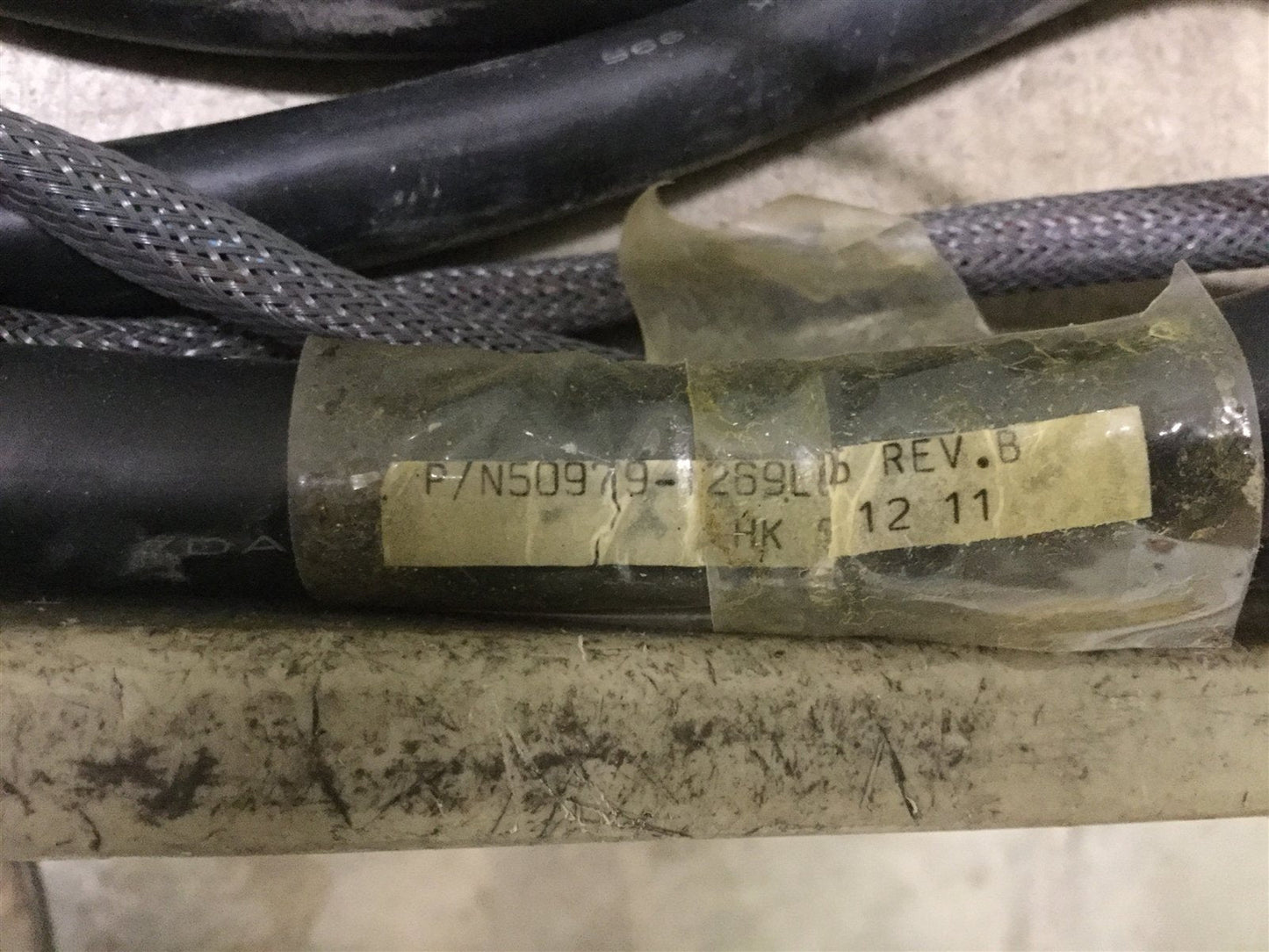 Used Kawasaki JS005 Robot Arm Power and Feedback Cables 50979-1269L05 50979-1270L05
