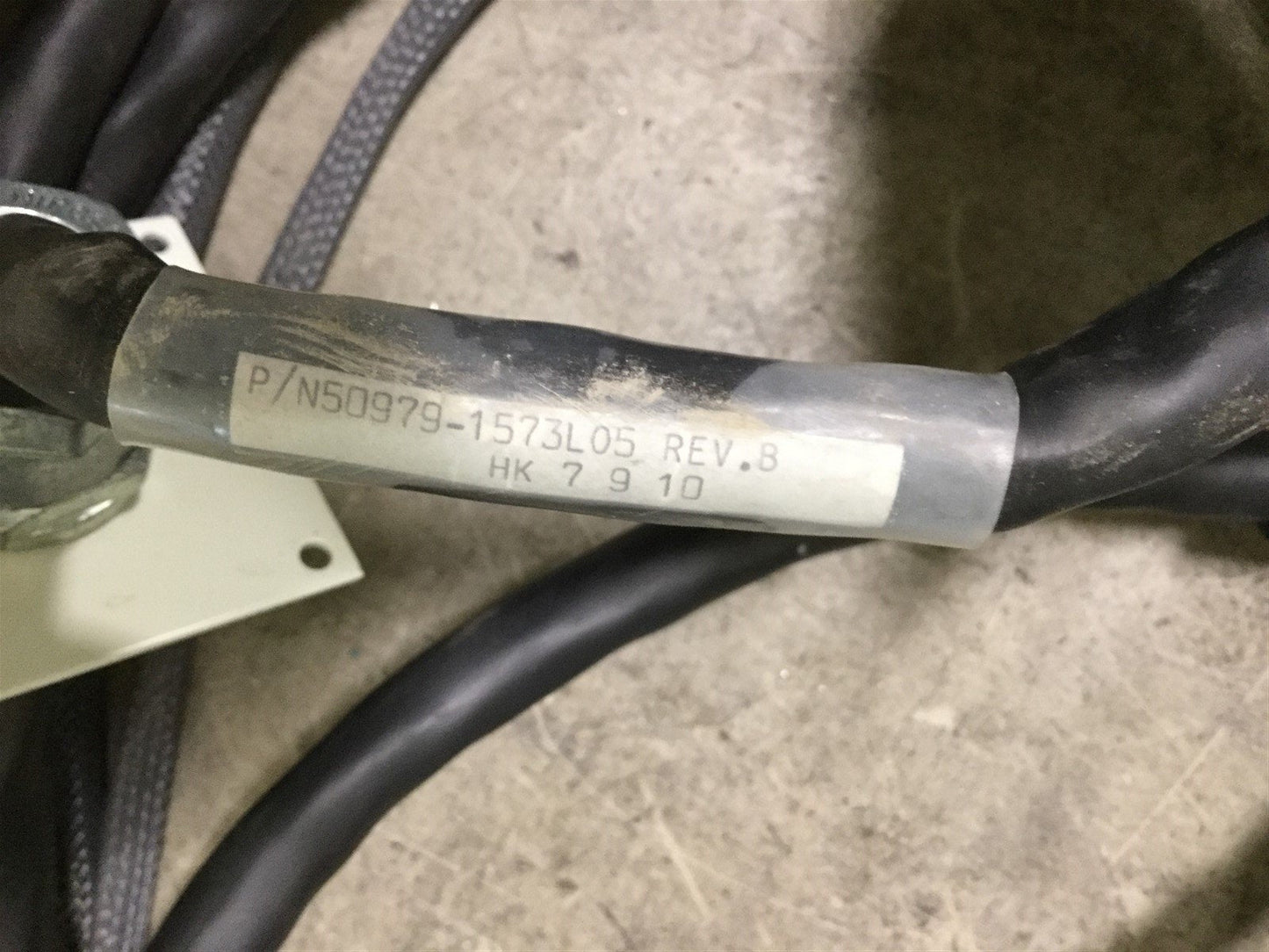 Used Kawasaki JS005 Robot Arm Power and Feedback Cables 50979-1572L05 50979-1573L05