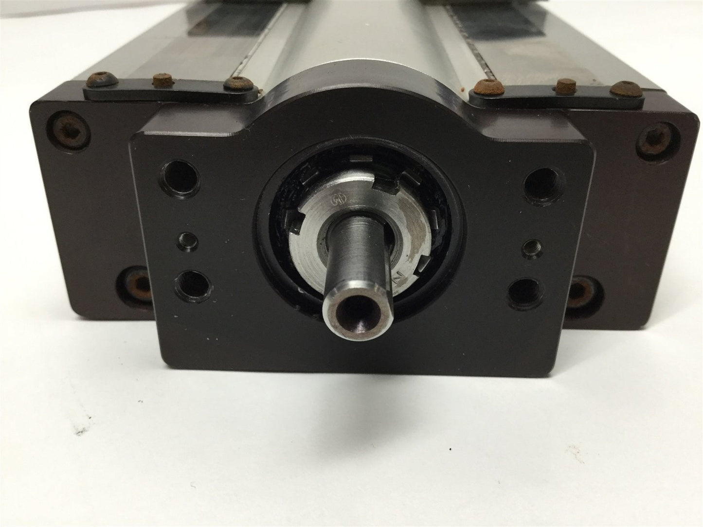 Used Parker 404100XRMSD3H3L2 Linear Actuator Positioner Stage Table, 100mm Travel