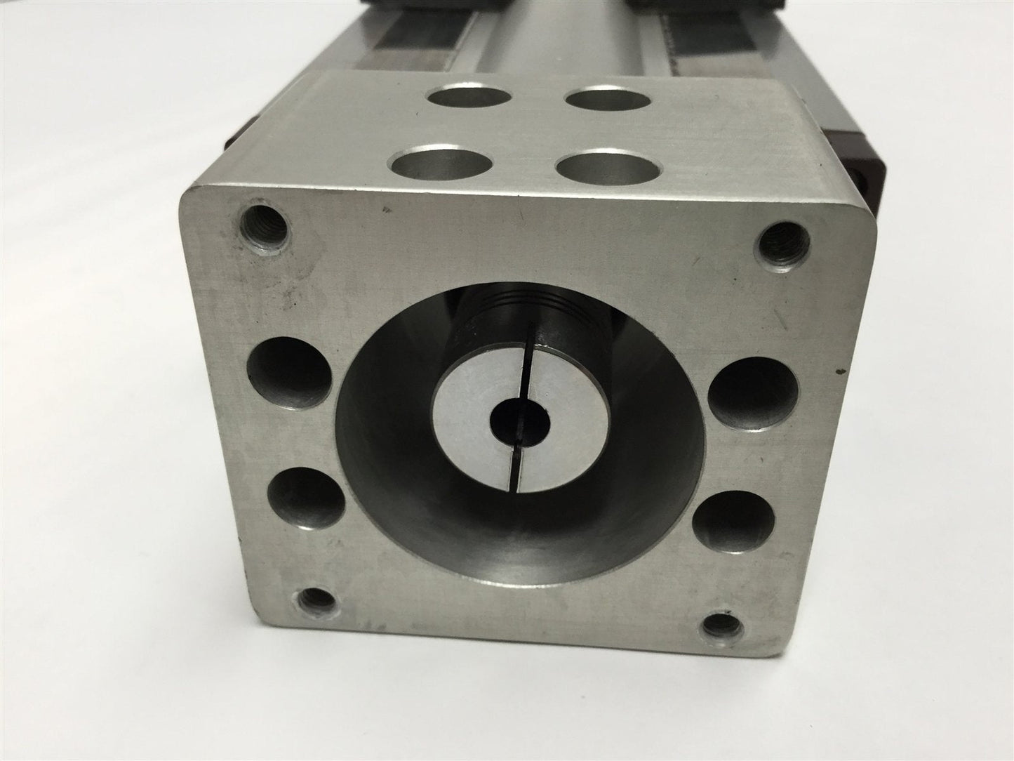 Used Parker 404100XRMSD3H3L2 Linear Actuator Positioner Stage Table, 100mm Travel