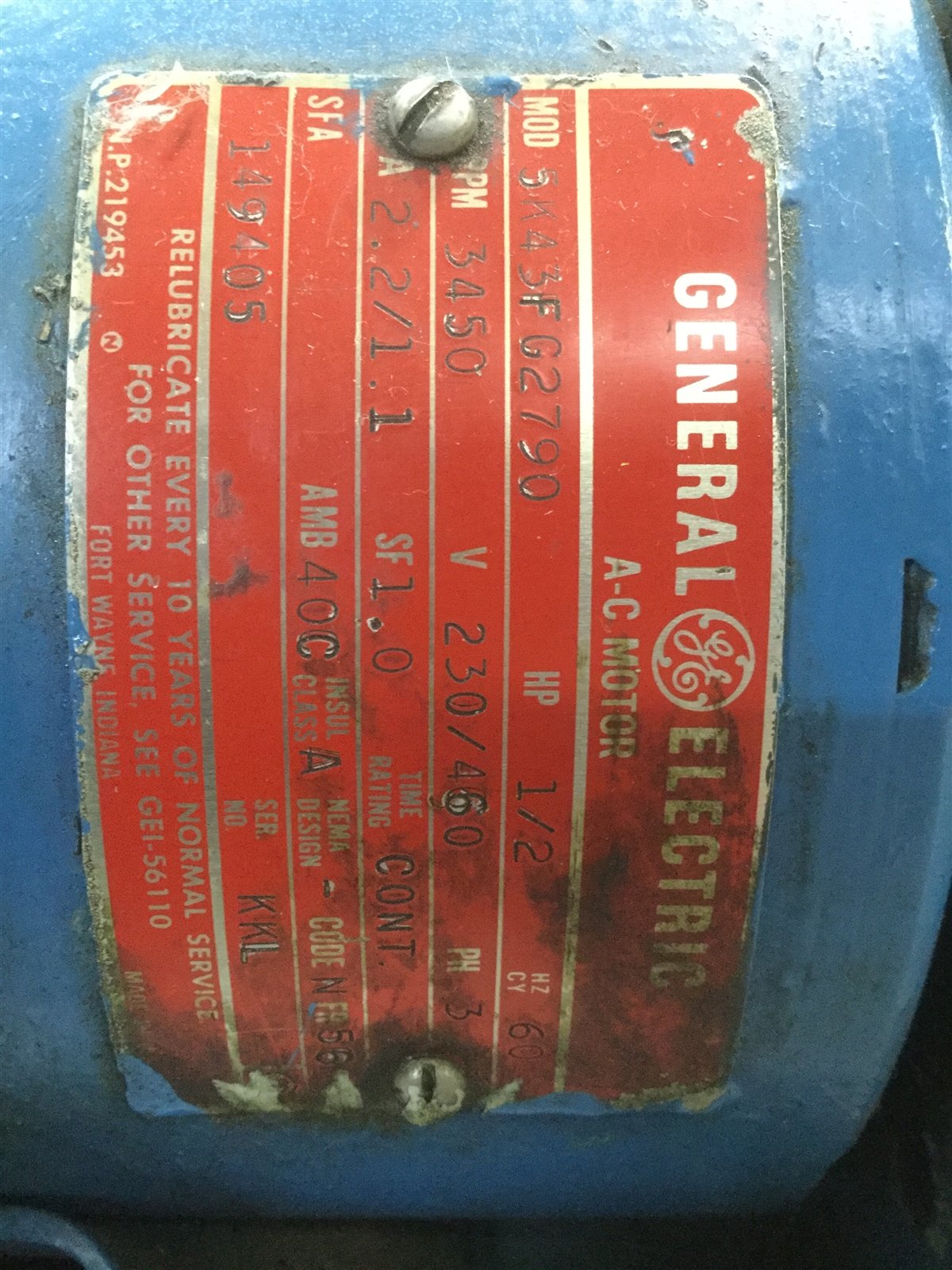 Used Hartford Special 19-150 Hydraulic Drill Unit w/ .5HP 3450RPM 230/460VAC 3Ø Motor