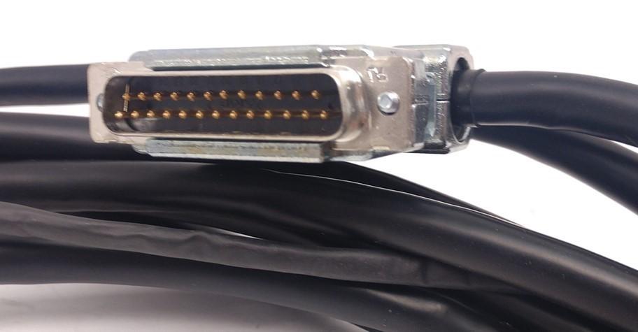 Used Aerotech 630D1839-4 Brushless Motor Feedback Cable, Hi Flex, 25 Pin, Length 5m