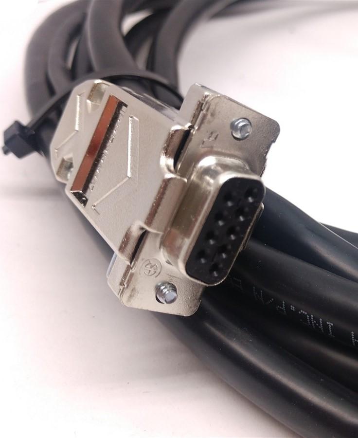 Used Aerotech 630D1839-4 Brushless Motor Feedback Cable, Hi Flex, 25 Pin, Length 5m