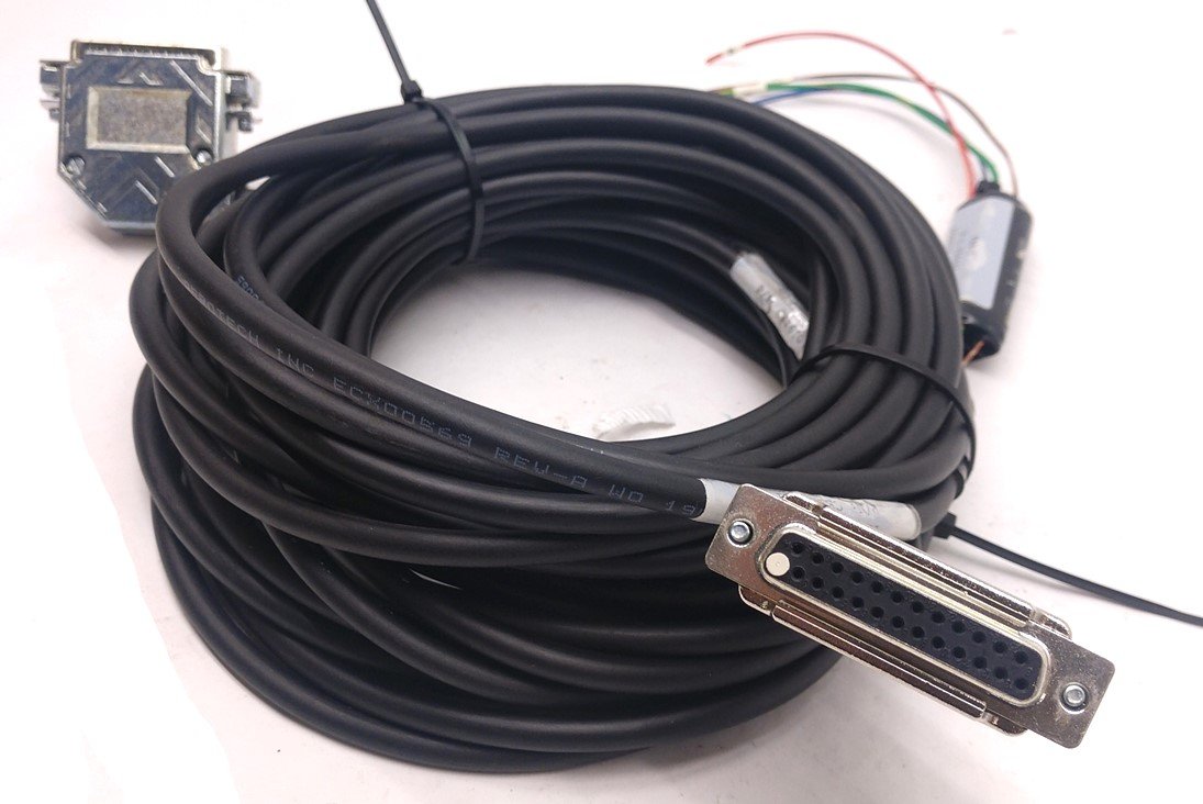 Used Aerotech CE161071-61 Configured Motor Cable, Hi Flex, 25 Pin, Length 20'