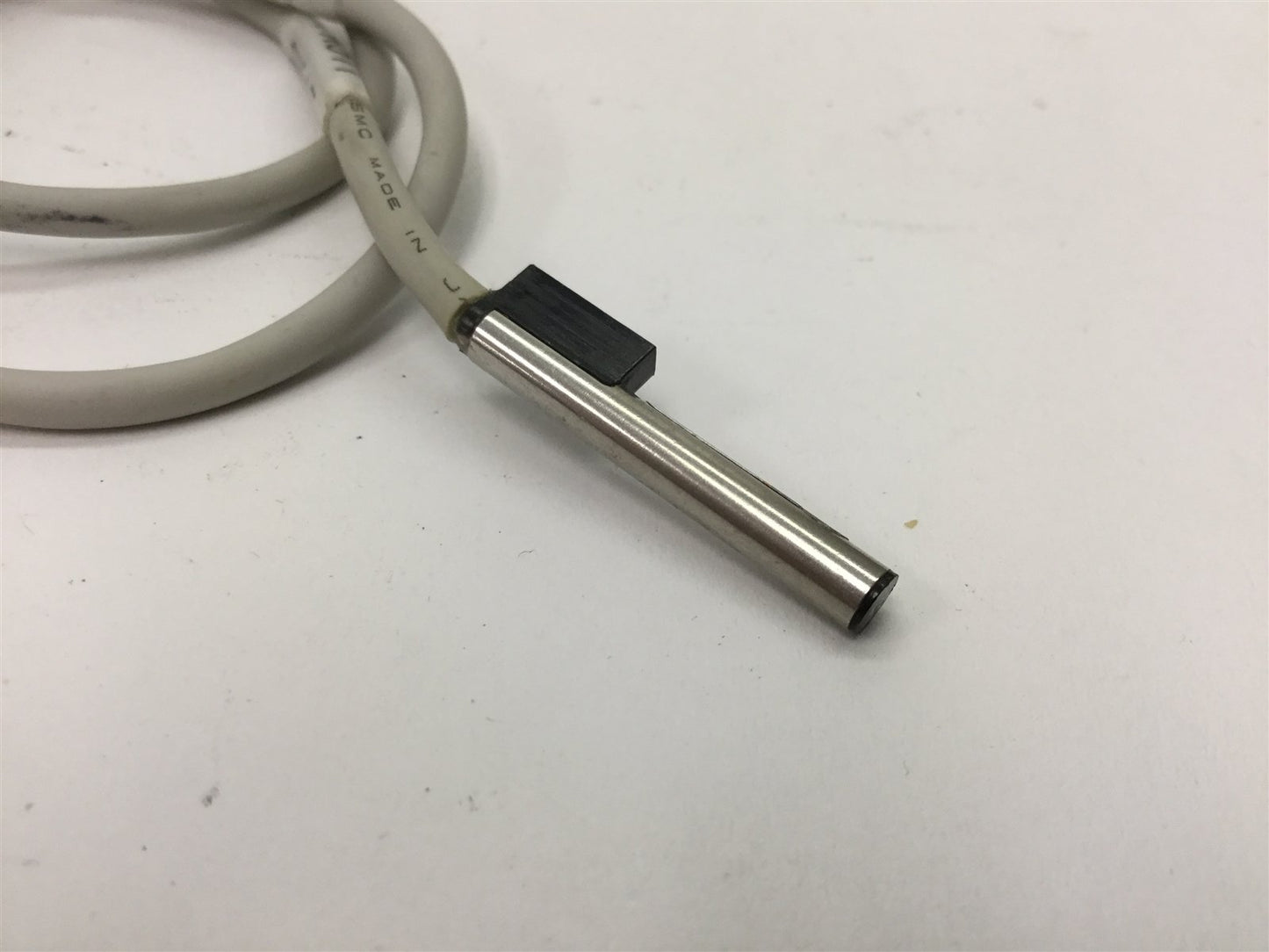 Used Lot of 2 SMC D-93A Cylinder Position Sensors, 3-Pin Connection, 18" Long Cable