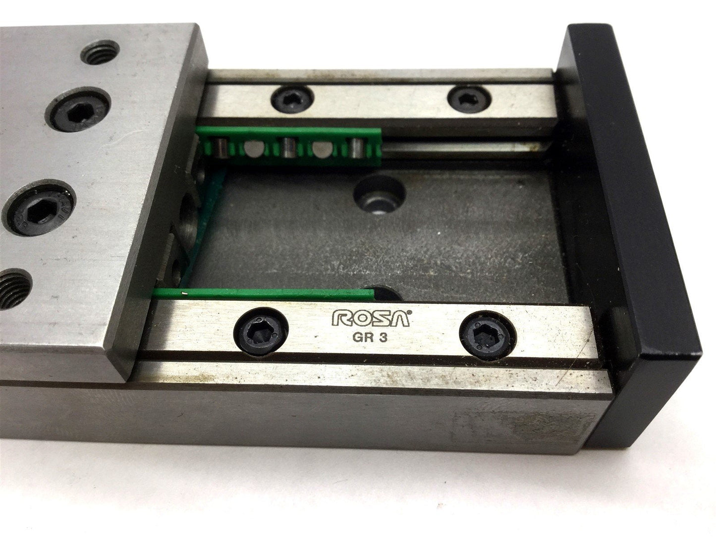 Used Rosa TV00-125/75 Precision Linear Table 1mm/Rev, Travel: 50mm, Table: 75mmx52mm