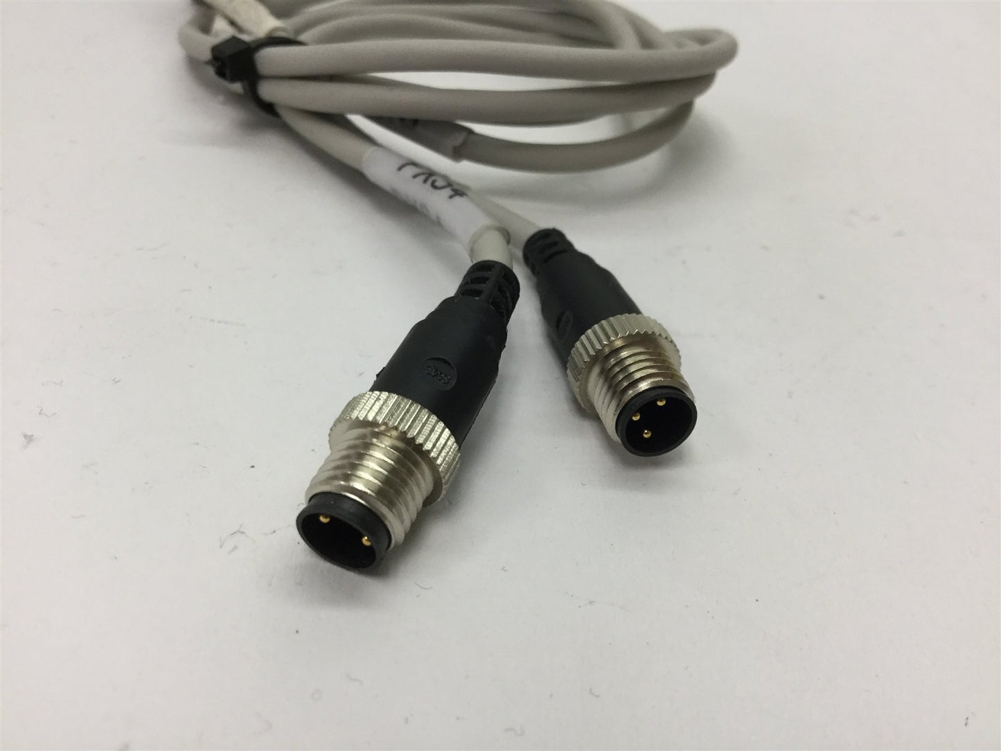 Used SMC NCDJPB6-037D-B Pin Cylinder, Stroke: 3/8", Bore: 1/4", With 2x D-93A Sensors