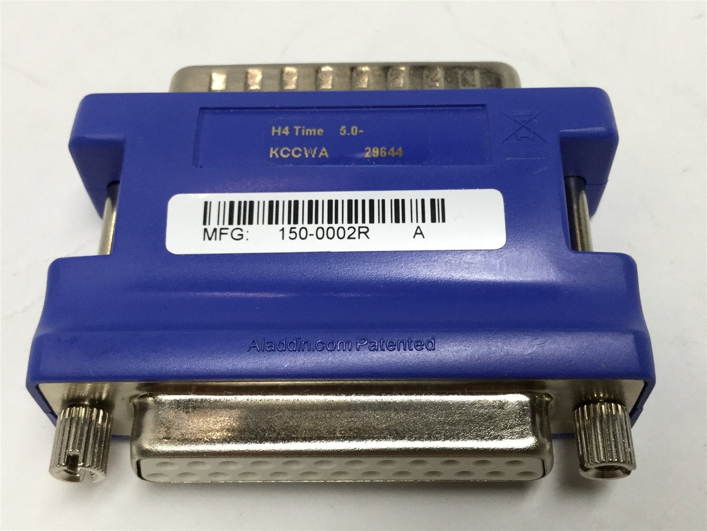 Used Cognex VPRO-MAX-P RevC VisionPro Security Key Dongle Parallel 25-Pin Male-Female