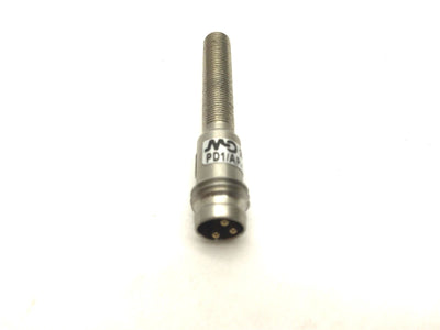 Used Automation Direct PD1/AP-1F Inductive Proximity Sensor, M8 3-Pin, PNP, NO, D:5mm