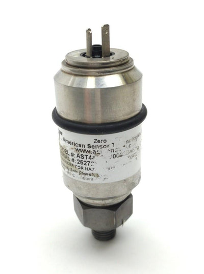 Used American Sensors AST4410FV0003B4E0000 Pressure Sensor, 7/16-20, 0-3PSI, 10-28VDC