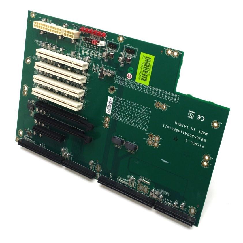 Used Portwell PBPE-08P41 Backplane 2x PCI-E x16 1x PCI-E x8 4x PCI PICMG 1.3 2x SATA