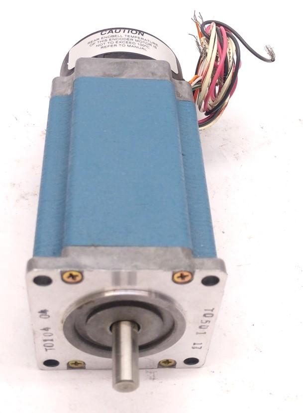 Used Numation FLM6304E5 Stepping Motor, Nema 23, 4.95VDC, 1.8 Amps, 200 Steps/Rev