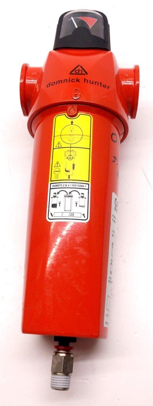 Used Domnick Hunter AA015CNFI Pneumatic Oil Filter, Operation Temp 1.5°-80°C
