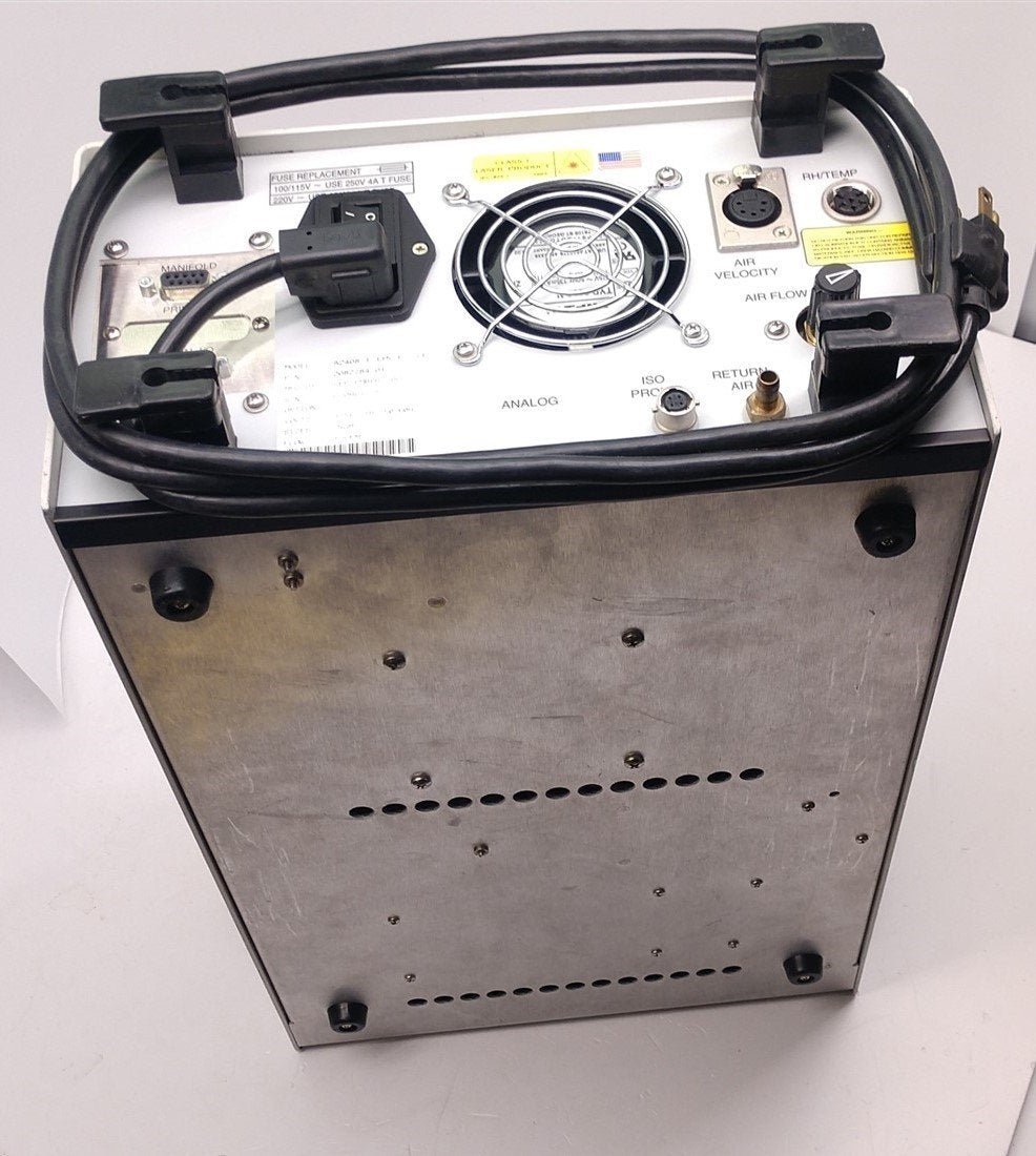 Used Met One A2408-1-115-1 Particle Counter, 115 Volts, 1A, 50/60Hz, Sizes: .5uM