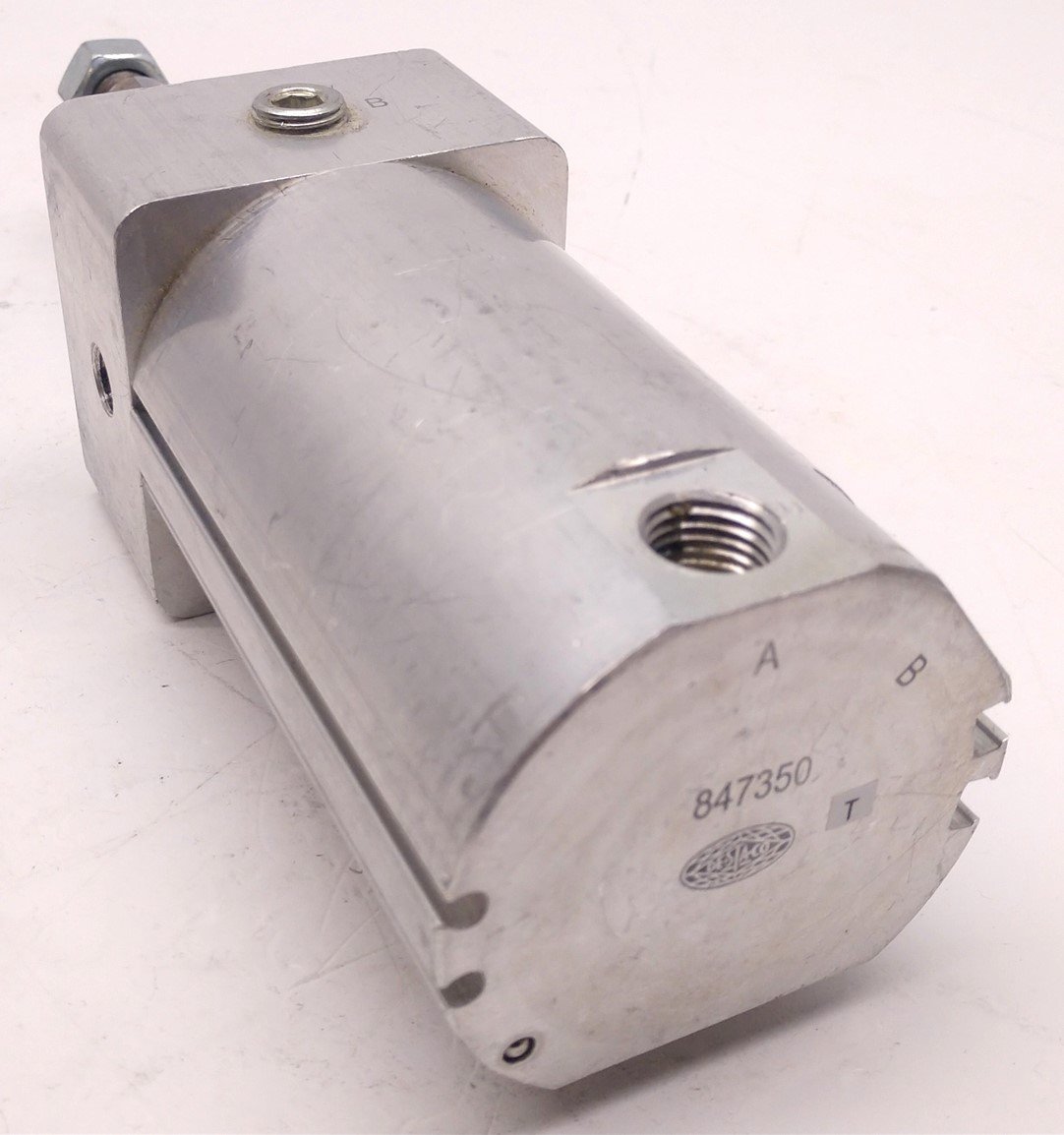 Used Destaco 84350 Pneumatic Cylinder, W/O Clamp, 55mm Travel, Shaft Diameter: 16mm