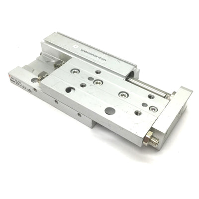 Used SMC MXF20-50 Low Profile Slide Table, Bore: 20mm, Stroke: 50mm, 0.15-0.7MPa