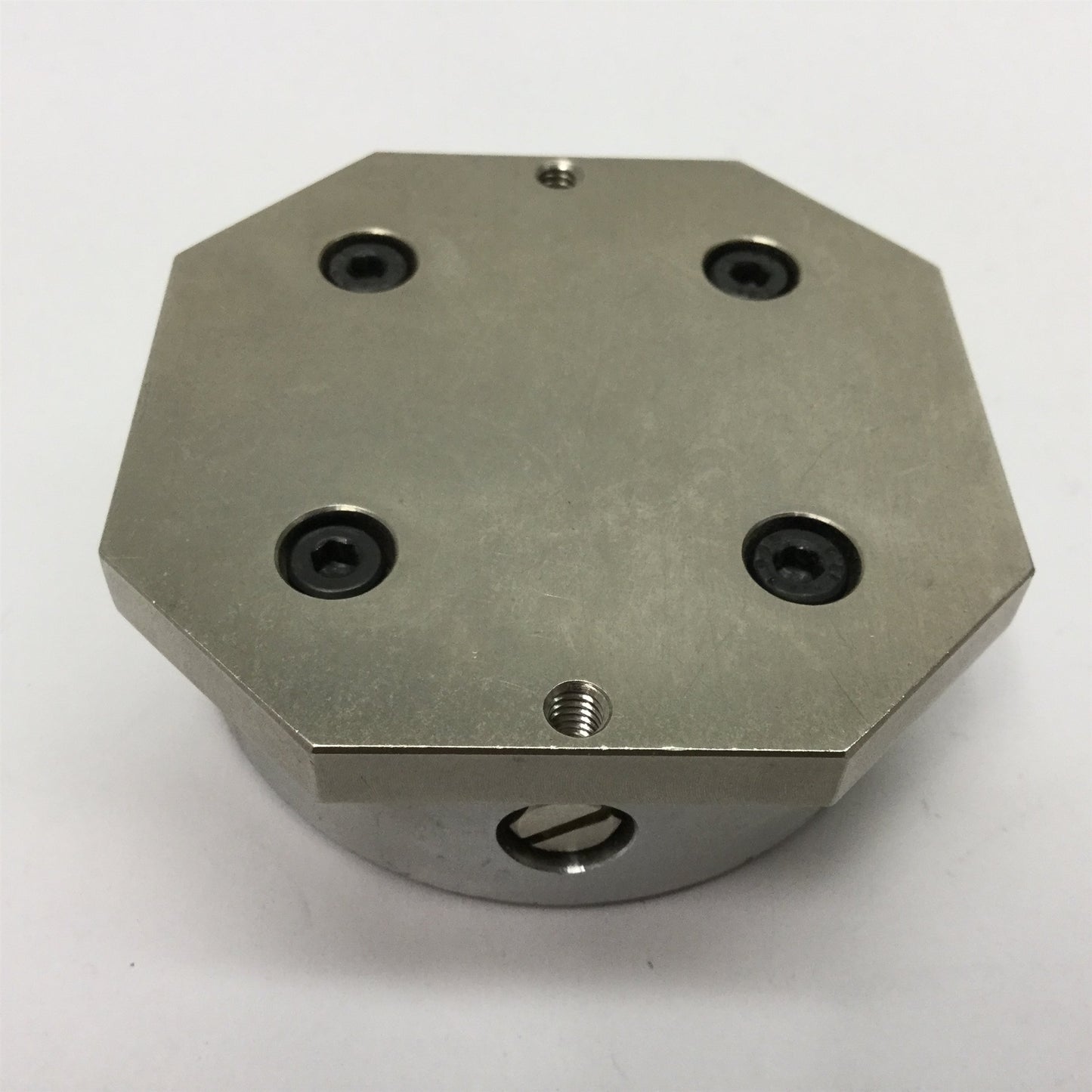 Used Rexroth 2-650-100-040 Non-Contact Transfer Unit, Ports: M5 x 0.8, W/ Mount Plate