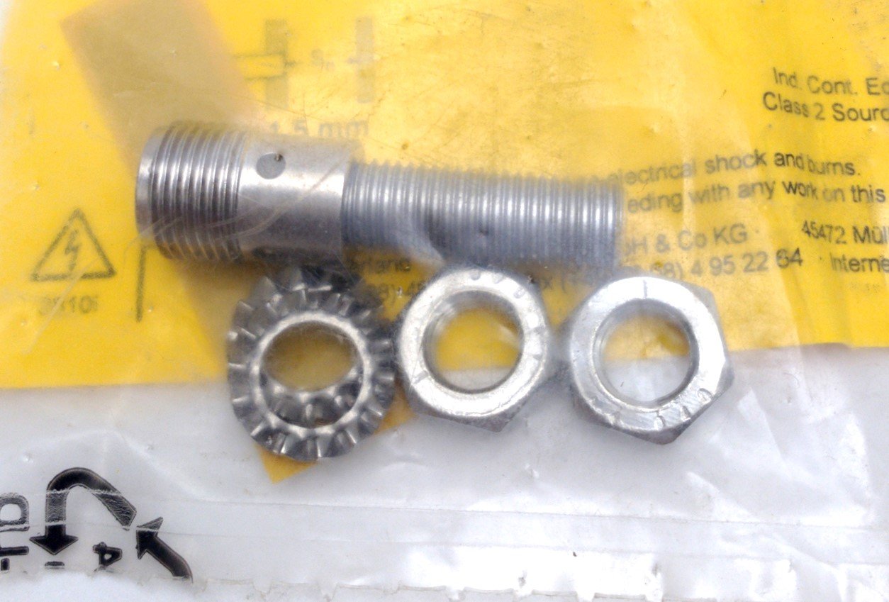Used Turck Bi1,5-EG08K-AN6X-H1341 Inductive Proximity Sensor, NPN-NO, 10-30VDC 150mA