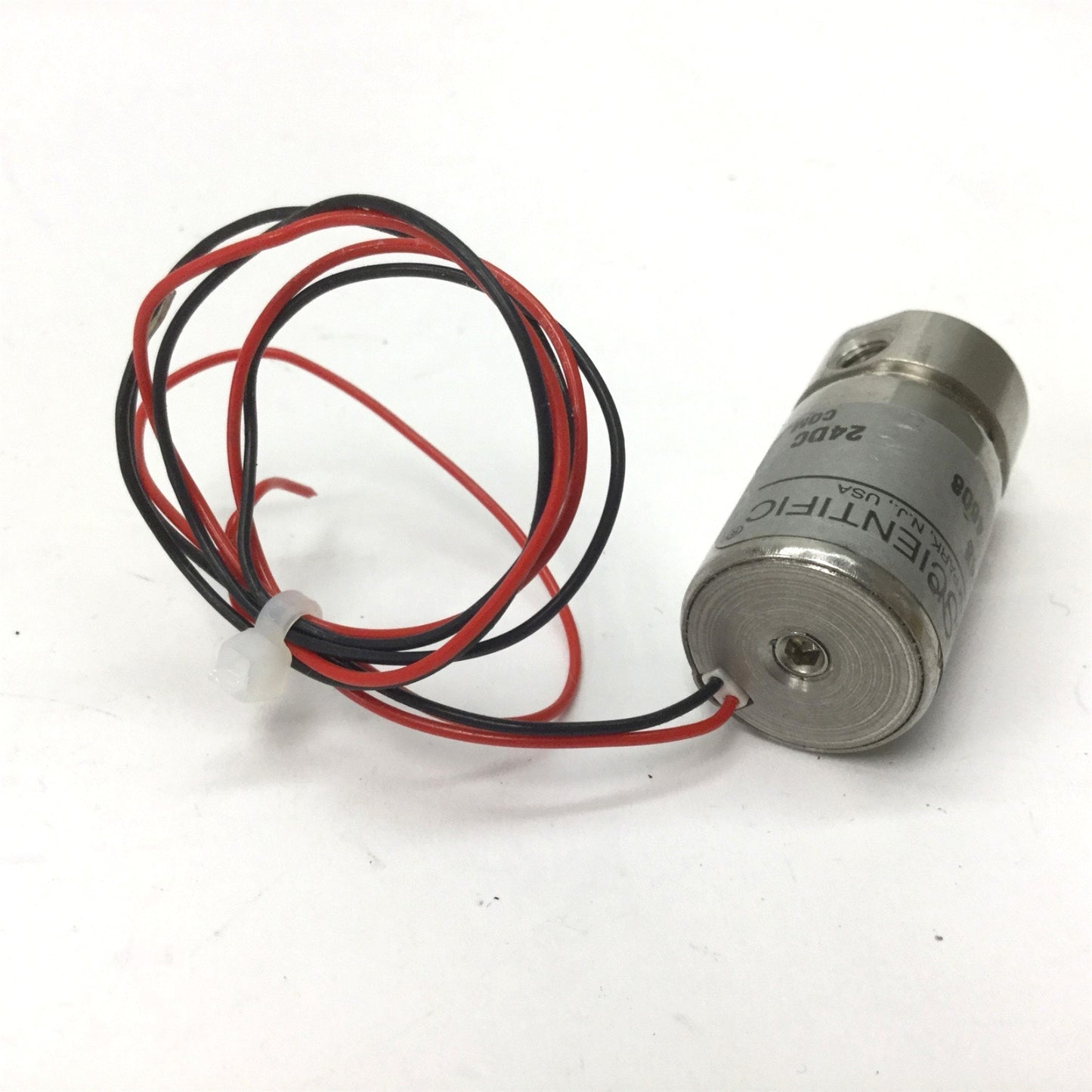 Used Asco Scientific AL3124S Solenoid Valve, Voltage: 24VDC, Ports: 10-32 (M5)