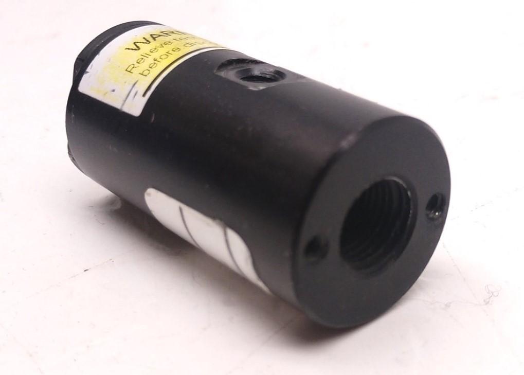 Used FasTest FE001-002 External Pneumatic Connector, 1/8" NPT, Needs New O-Ring