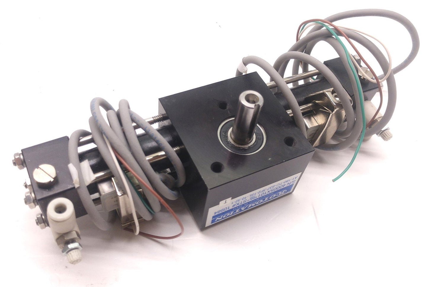 Used Rotomation A1-180-TC-S37-3F2-1SL-10.32-1 Bore Tie Rod Rotary Actuator Shaft .375