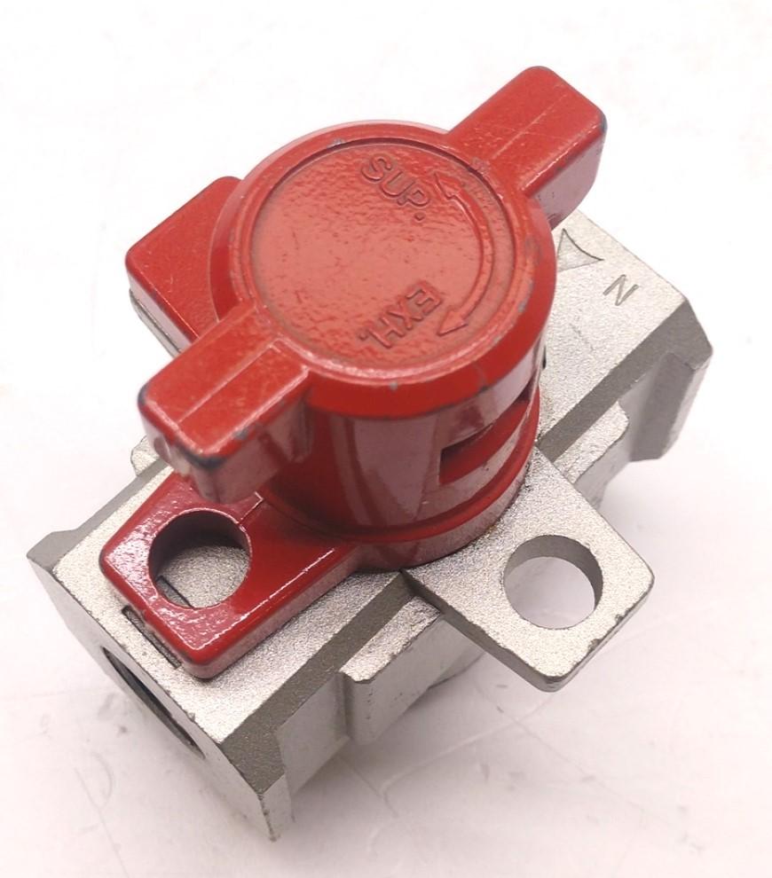 Used SMC NVHS4500-N03-X116 Ball Valve Lock Out, Pressure: 0.1-1 MPa, Ports: 3/8" NPT
