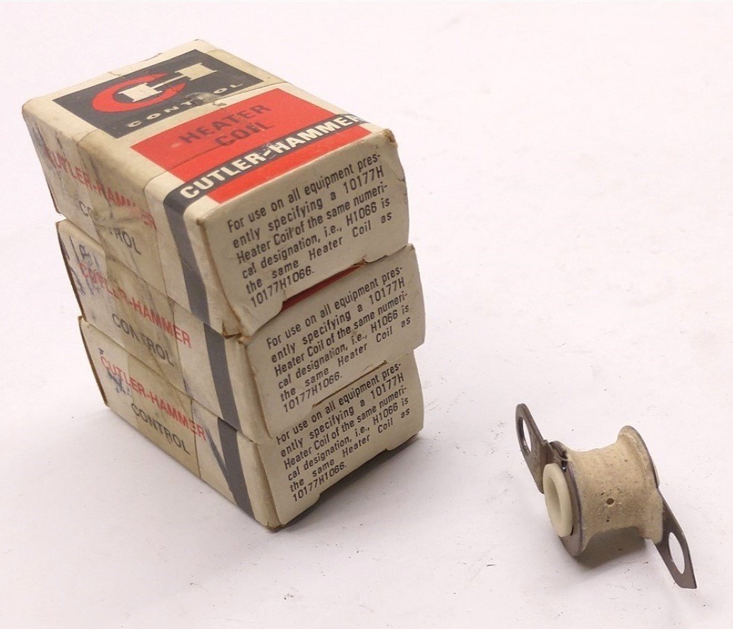 Used Lot of 3 In Box Cutler-Hammer Control H1109 Heater Coils